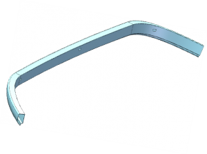 3D stretch bending workpiece 2