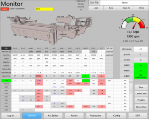 Pipe bender operating system interface