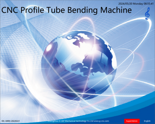 Tube Bending CNC Operation System PC30